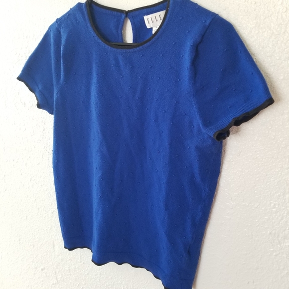 Short sleeve sweater top - Picture 2 of 8